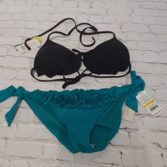 ☀️🏖 NWT Kenneth Cole M Push Up Bikini $113.00